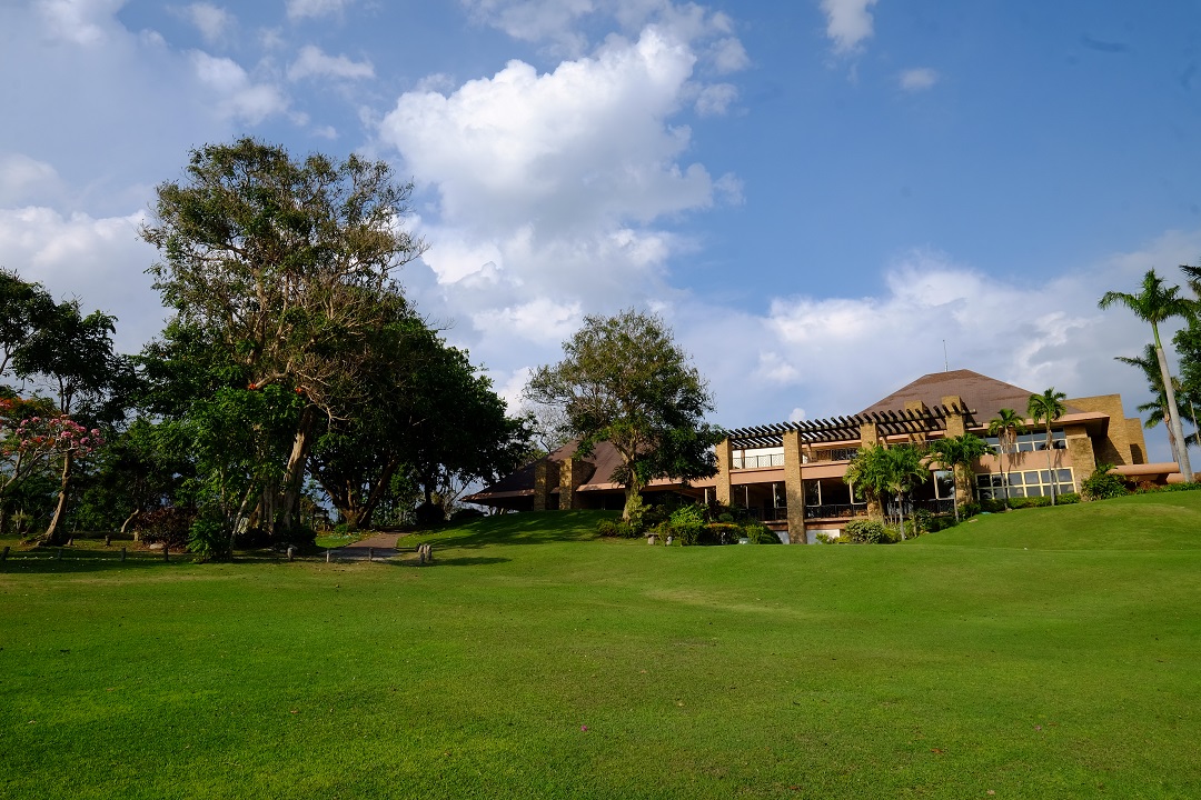 The beautiful clubhouse at Calatagan Golf Club